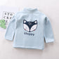 Plus fleece long sleeve high neck t-shirt