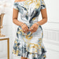 Elegant Womens Dress With A Ruffled Hem For A Refined Look