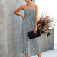 Women's jumpsuit with chest pockets and lace-up pockets
