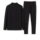 Fleece-lined Casual Warm Keeping Sports Men's Thickened Women's Long Sleeve Undershirt Long Johns Suit