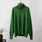 Pull à col roulé uni tendance pour femme