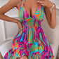 selling Floral-print Strap Casual Dress