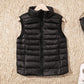 Lightweight down jacket women's Vest Short Size Large