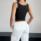 Spring And Summer Elegant Slim-fit Solid Color Camisole