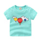 T-shirt d'été imprimé dessin animé pour enfants