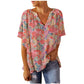 Fashionable New Printed Loose-fitting Women's Top