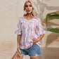 Women's Round Neck Short-sleeved Pullover