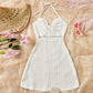 Vacation Style Halter Beach Dress