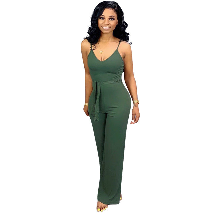 European And American Style Cute Suspender Jumpsuit