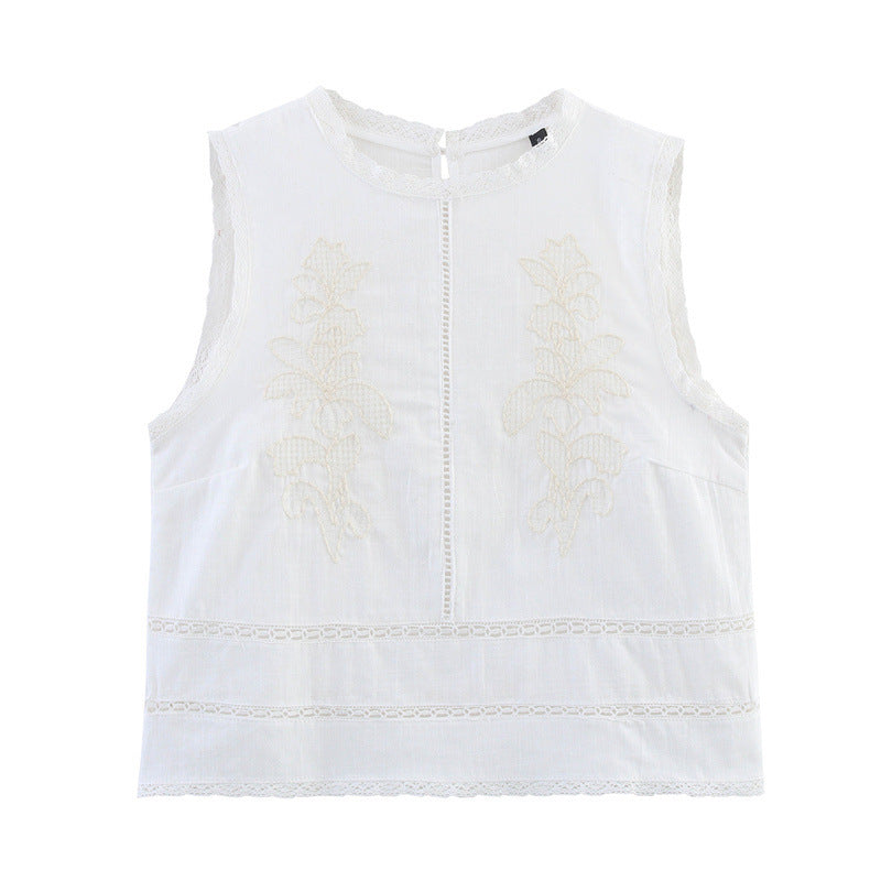 Embroidered Regular Sleeve Top Midi Dress