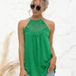 Lace Stitching Halterneck Top