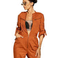 Casual micro - elastic jumpsuit