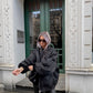 Same Loose Zip Cotton-padded Coat Flight Jacket
