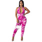 High waist casual jumpsuit