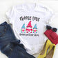 Personalized English Letters Couple Men's And Women's T-shirts