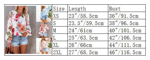 Women's Printed Pleated Puff Sleeve Round Neck Top
