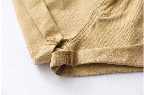 Short en jean taille haute pour femme, taille élastique, revers à la taille, pantalon à jambes larges, short ample, nouvelle version coréenne rétro