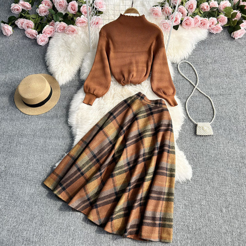 Ensemble deux pièces jupe femme tendance
