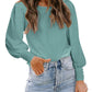 Women's Round Neck Loose Casual Shirt