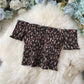 Floral Chiffon Shirt Short-sleeved Summer Western Style