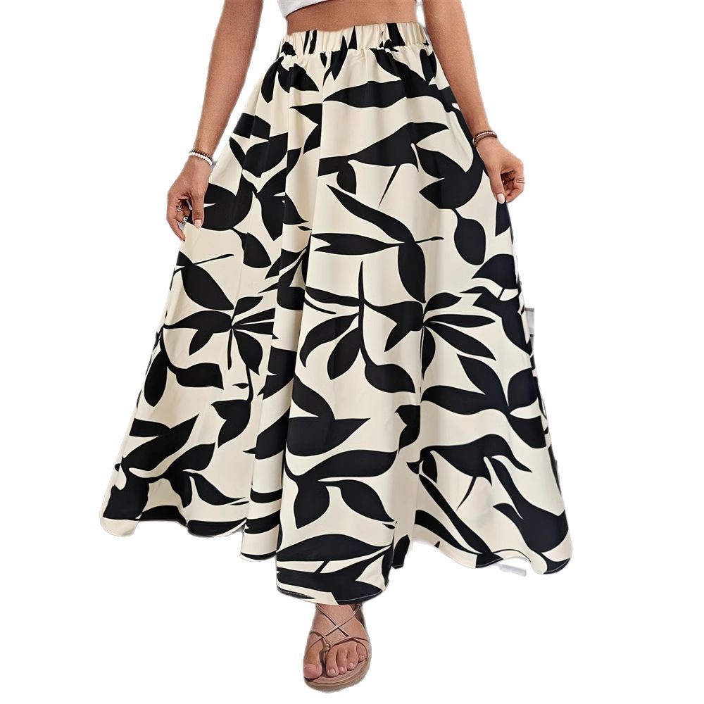 Elegant Professional-ready Draped Pleated Skirt For Women