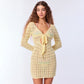 Hollow-out Side Strap Round Neck Backless Sun-proof Beach Women's Clothing Dress