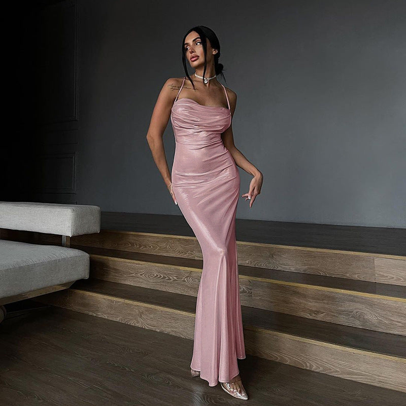 Robe caraco coupe slim pour femme