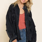New Washed And Worn Fringed Loose Jacket