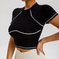 Women's Fashion Colorblock Vigorous Sports Top