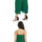 Elegant ruffled jumpsuit women