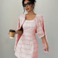 Autumn And Winter New European And American Single-breasted Short Coat French Retro Debutante Style Dress