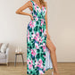 New Bohemian Women's Printed Wear Sleeveless V-neck Dress