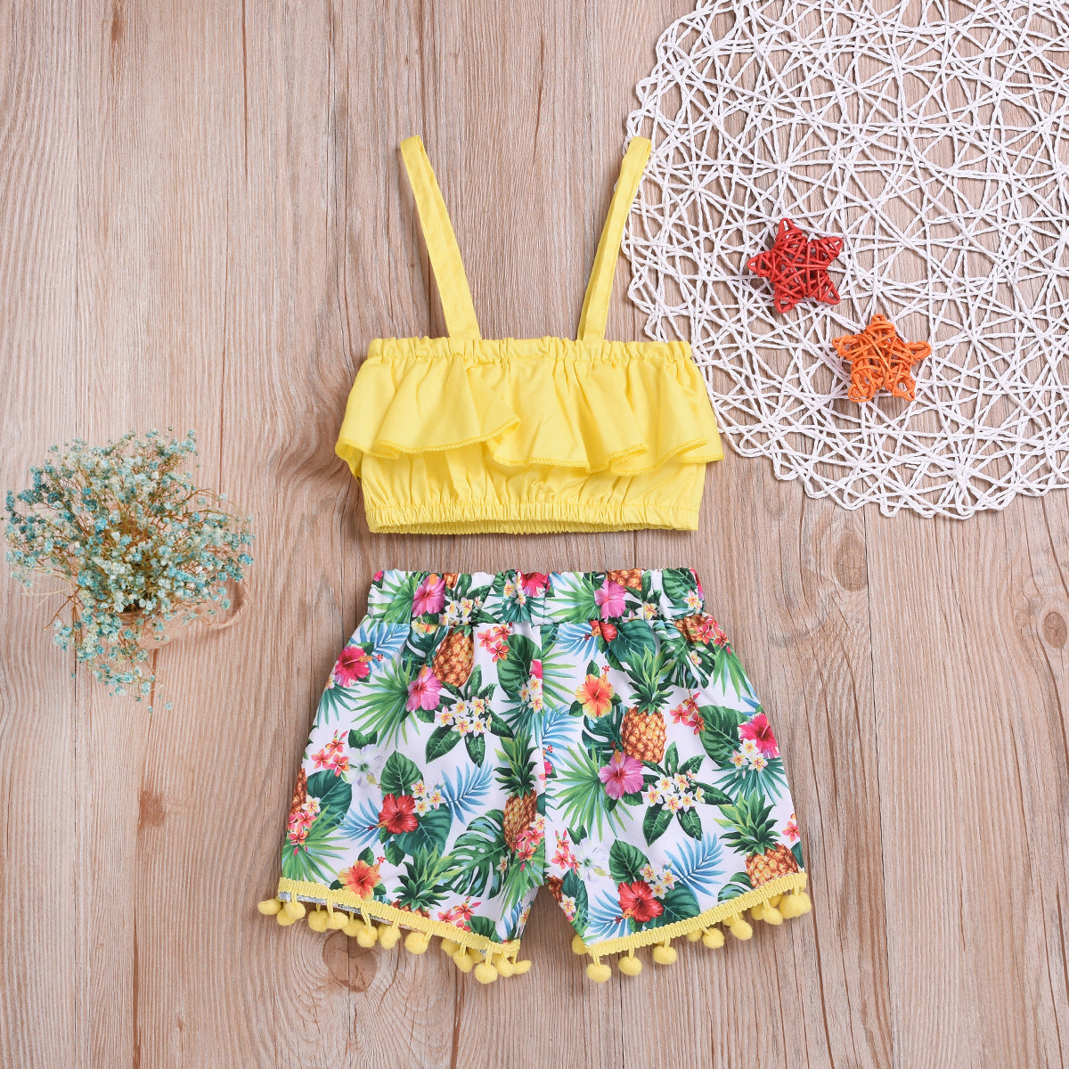 Ensemble robe à bretelles pour enfant