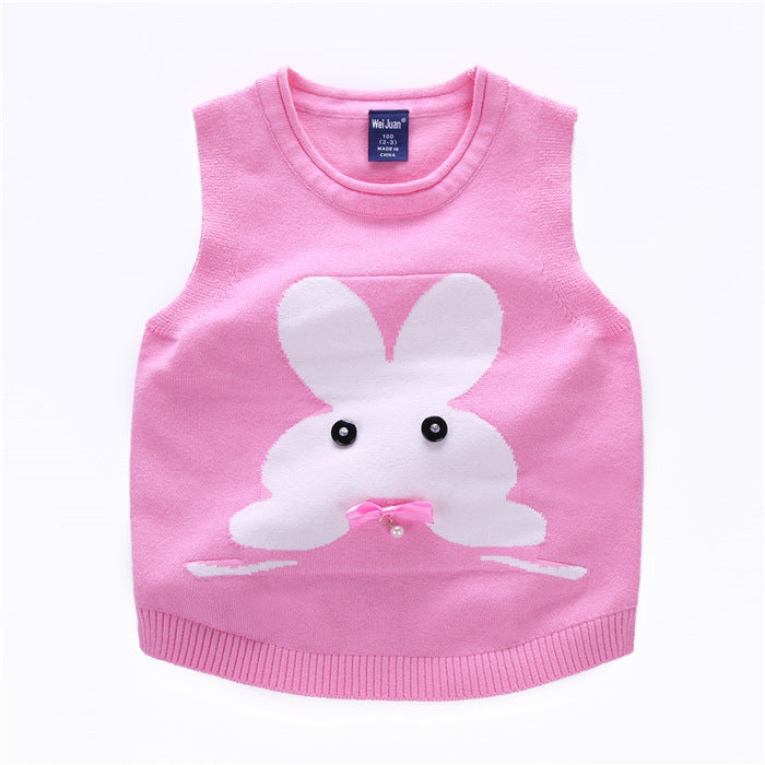 Children's knitted vest