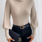 High Collar Long Sleeve Slim-fit Elegant Jumpsuit