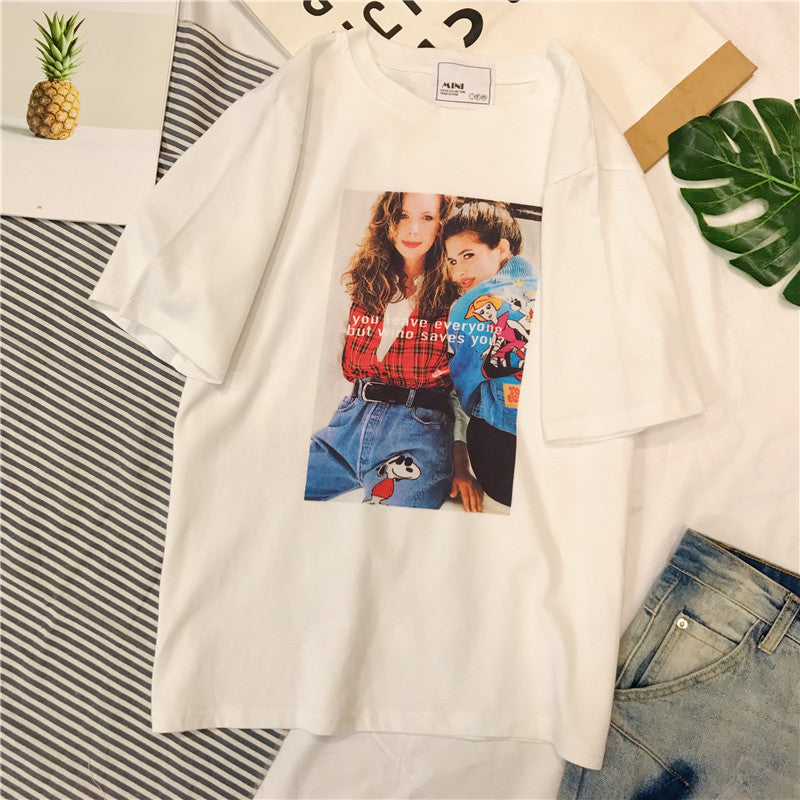 Summer loose short sleeve t-shirt