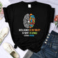 Round Neck Printed T-shirt Top Women's Breathable Short Sleeve