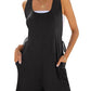 Comfortable Pocket Vest Jumpsuit Women