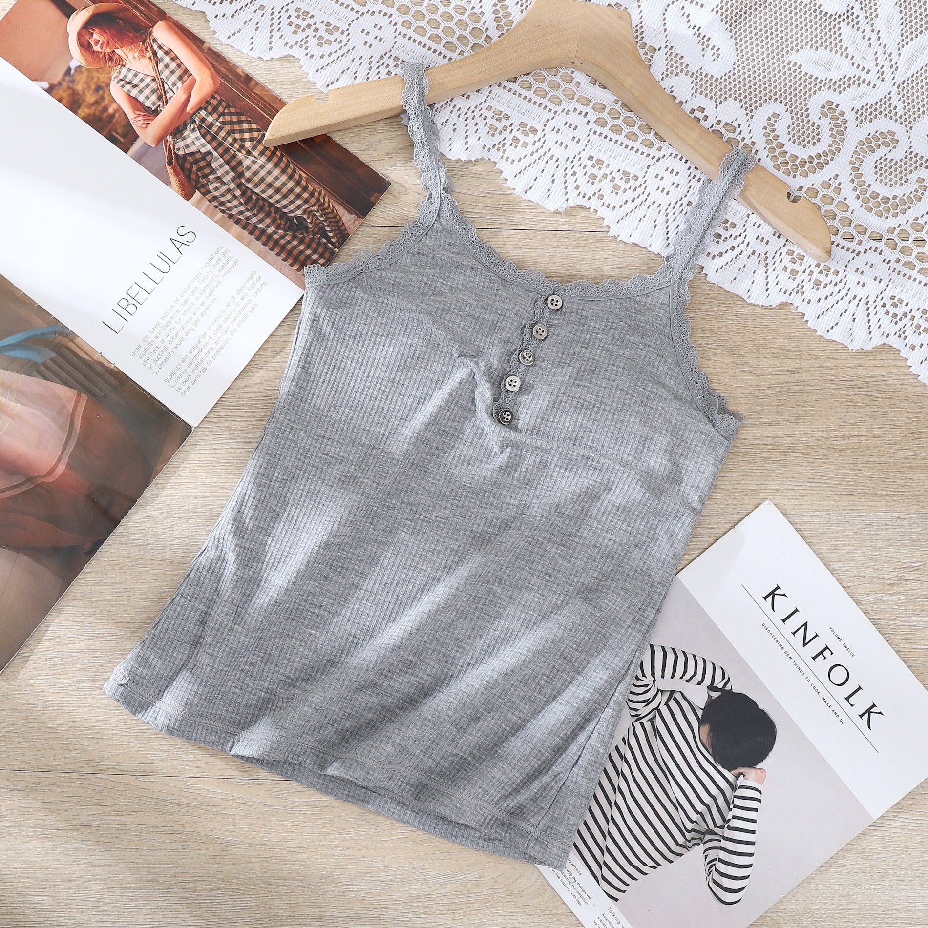 Chemise slim à boutons et résistante au froid pour fille