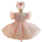 Light Luxury Short-sleeved Dress For Children