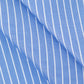 Casual Temperament Sweet, Fresh Irregular Strap Belt Stitching Striped Shirt