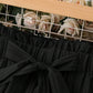 Women's Casual Solid Color Straight Wide-Leg Pants With Belt