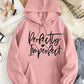 Pull à capuche en velours imprimé européen et américain pour femme