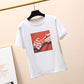 Yoga pants wholesale summer blouse sets of women's new loose cartoon finger print short-sleeved t-shirt a generation