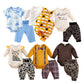 Combinaisons pour bébés et nourrissons d'un an, vêtements de printemps pour enfants, deux pièces