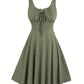 Women's Chest Strap Sleeveless High Waist Dress