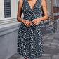 Chest Kinked Pleated Waist Tight Slimming Dress