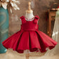 Girl Playing Piano Stunning Princess Western-style Satin Dress