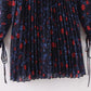 Slim temperament print dress