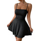 European And American Simple Style Sling Dress